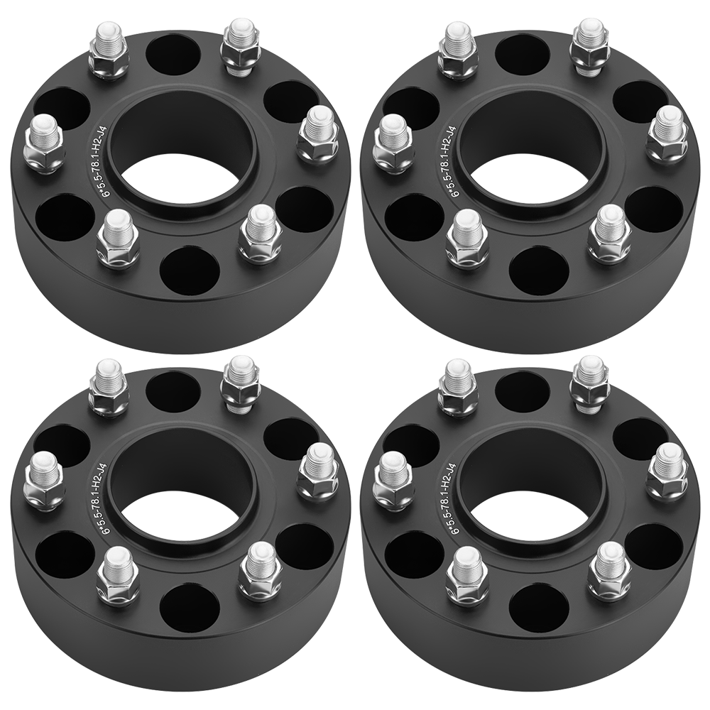 Buy black 2 inches 6X5.5 Wheel Spacers For Chevy Silverado GMC Sierra Cadillac Hubcentric 50mm