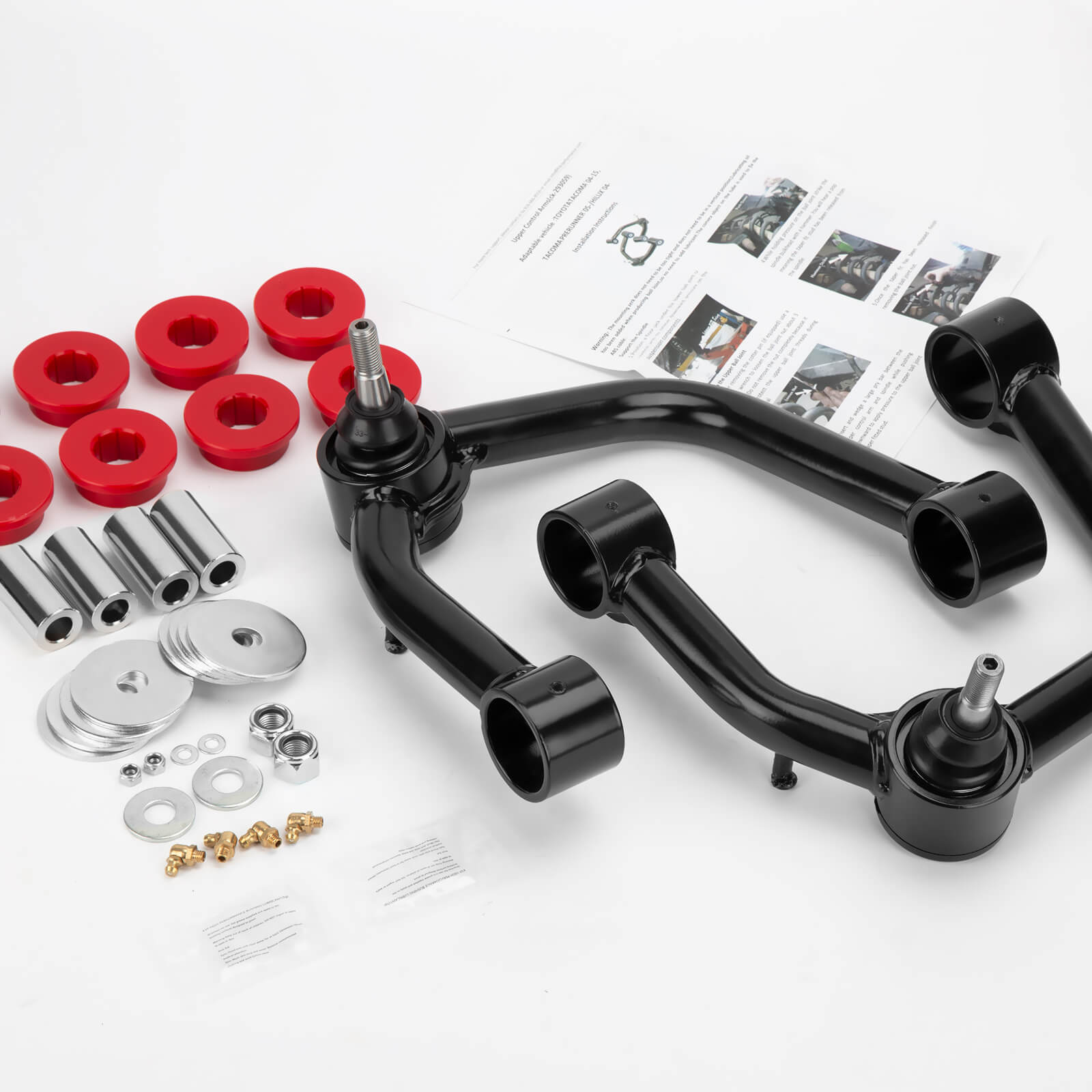 For 2-4" Lift 2005-2023 6 lug Toyota Tacoma Front Upper Control Arm Suspension Lift Kit