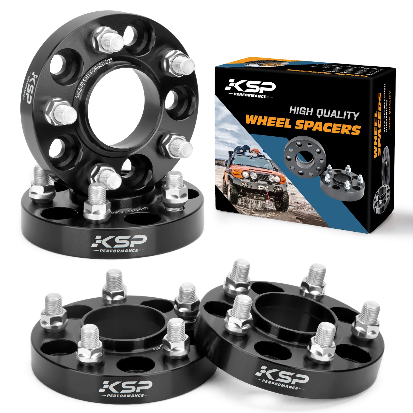 1" Hubcentric Wheel Spacers For 2015-2020 Ford Mustang xccscss.
