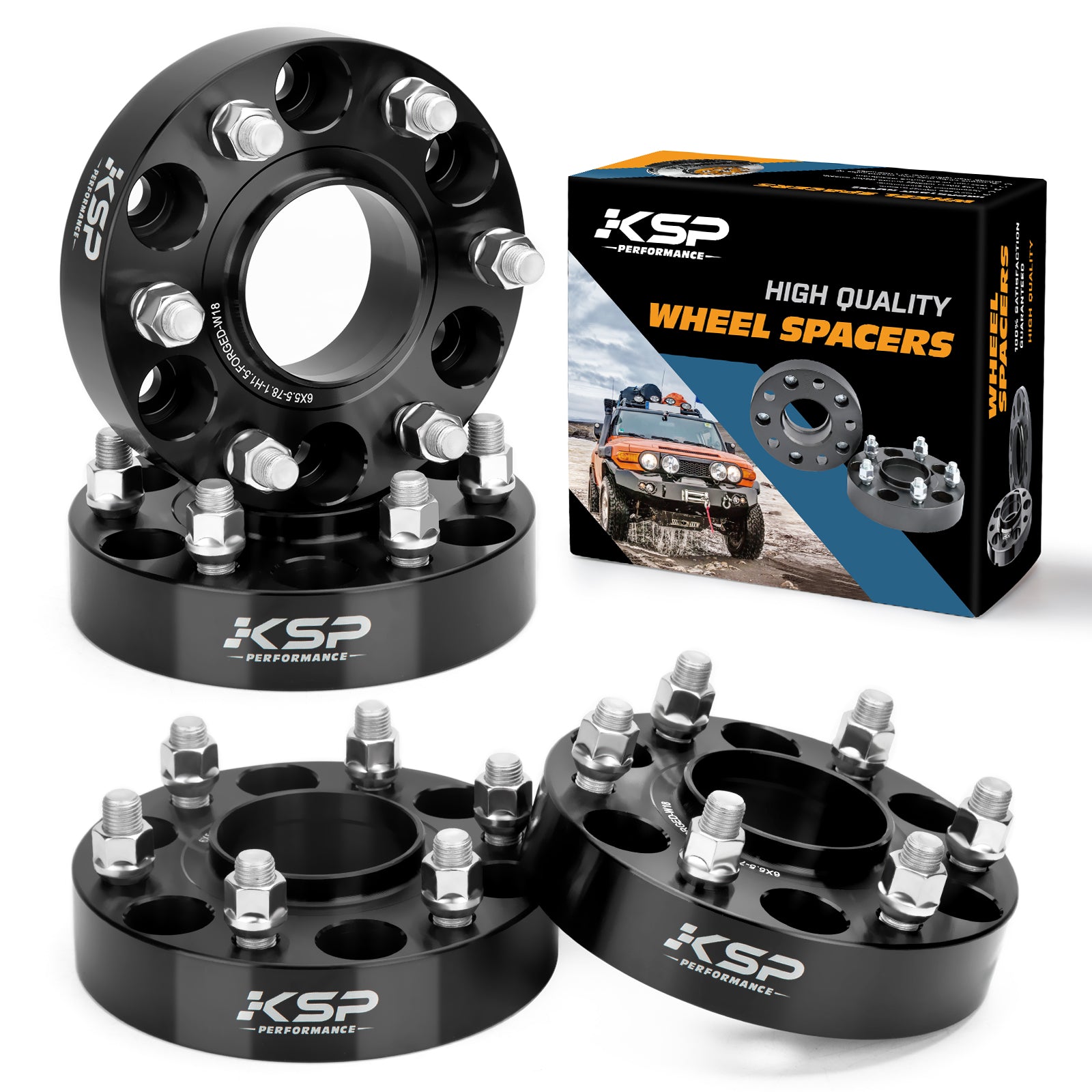 1.5inch 6X5.5 Hubcentric Wheel Spacers for Silverado Sierra 1500 Chevrolet GMC Cadillac xccscss.