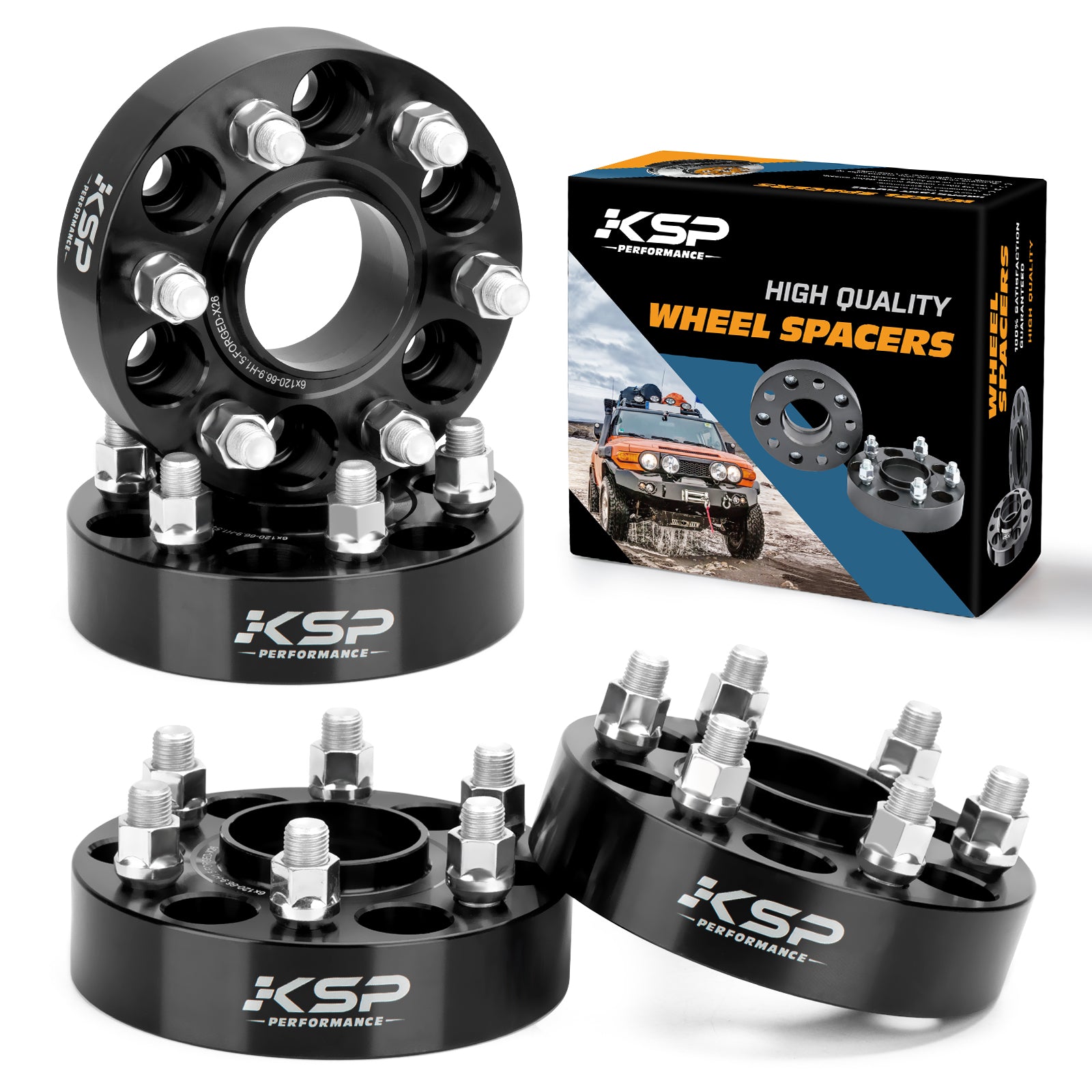 Wheel Spacers 6X120 1.5 inches Hubcentric For 2015+ Canyon Colorado Cadillac xccscss.