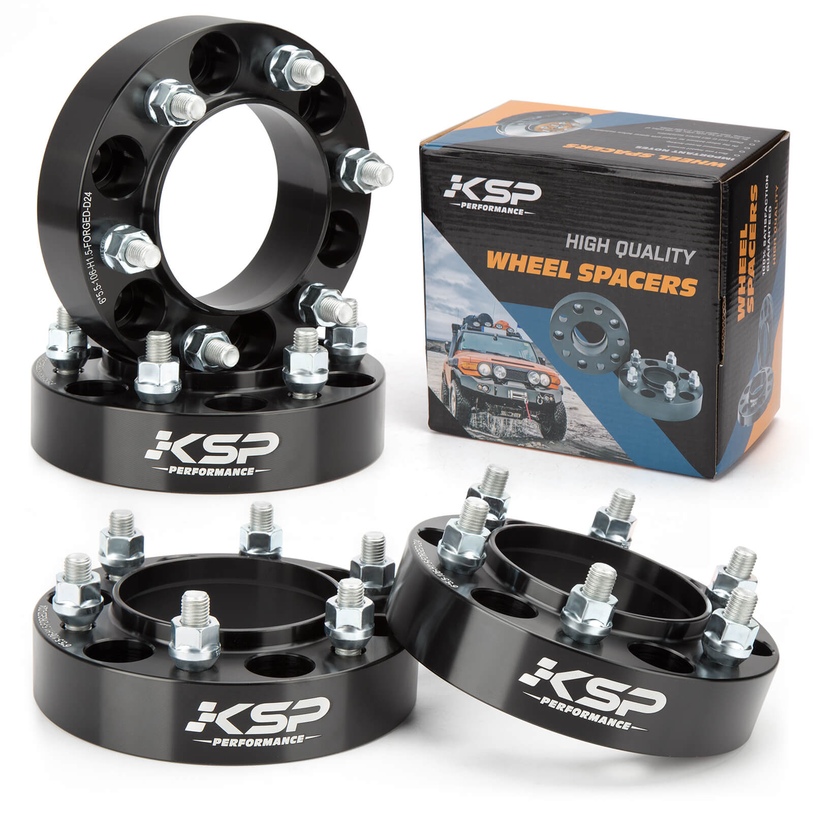 Wheel Spacers 1.5 inch 6x5.5" Hubcentric Forged For Toyota Tacoma 4Runner Tundra FJ Cruiser