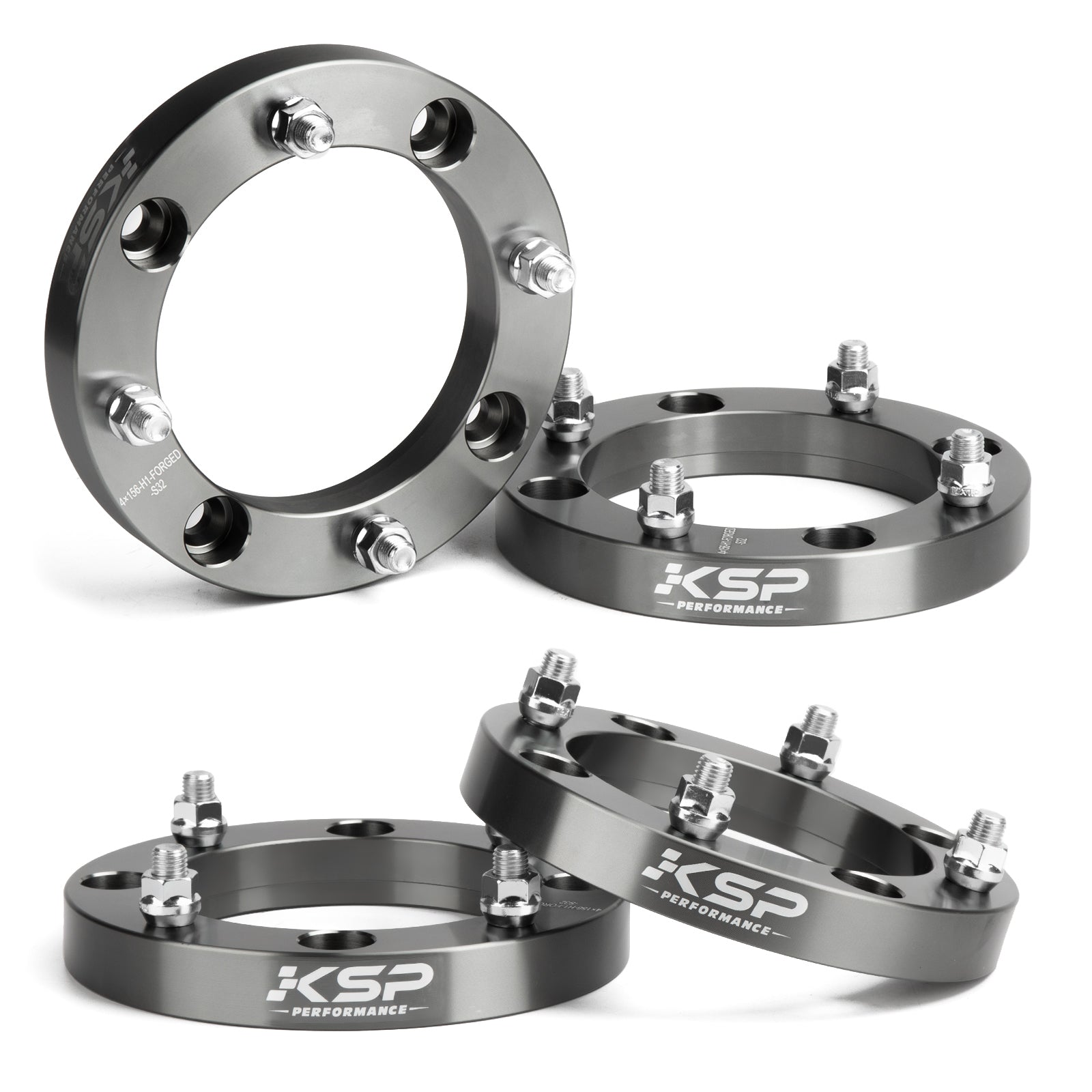 ATV Wheel Spacers  1Inch 4x156mm 12x1.5 Studs For 2013+ Polaris Ranger, 2014+ Polaris RZR XP 1000, 2015+ Polaris  RZR xccscss.