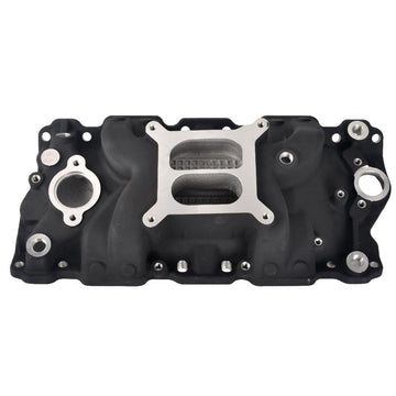 Aluminum Engine Intake Manifold, Black - 0