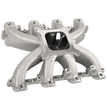 Satin Aluminum Engine Intake Manifold Single Plane EFI - 0
