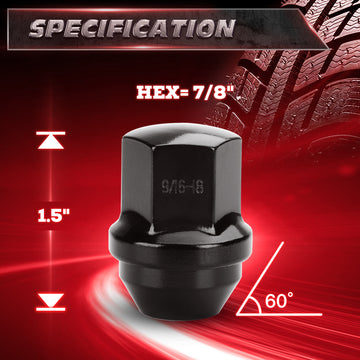 صواميل عجلات أصلية مقاس 12×1.5، 24 قطعة، صواميل عجلات مقاعد ميج لسيارة تويوتا تاكوما 4runner FJ Cruiser - 0