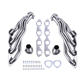 Exhaust Shorty Header for Chevy GMC V8 396 402 427 454 502 1965-1973 Chevy Chevelle, 1973-1974 Chevy Malibu