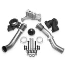 Exhaust Bellowed Up-Pipe Kit & Turbo Pedestal Ebp Valve Delete For 1999-2003 7.3L Ford Powerstroke Diesel-1