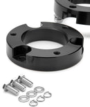 KSP Black lift kits with screws and washers on a white background