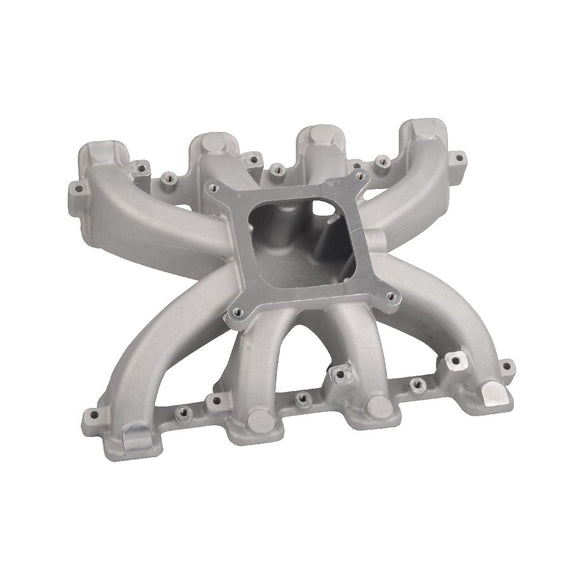 Aluminum Single Plane Engine Intake Manifold, Satin