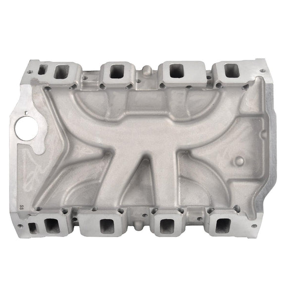 Aluminum Dual Plane Engine Intake Manifold, Black