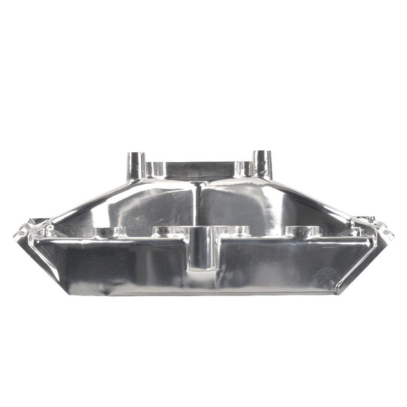 Polished Aluminum Low Rise Engine Intake Manifold, High Performance Upgrade