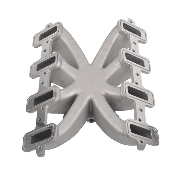 Aluminum Single Plane Engine Intake Manifold, Satin