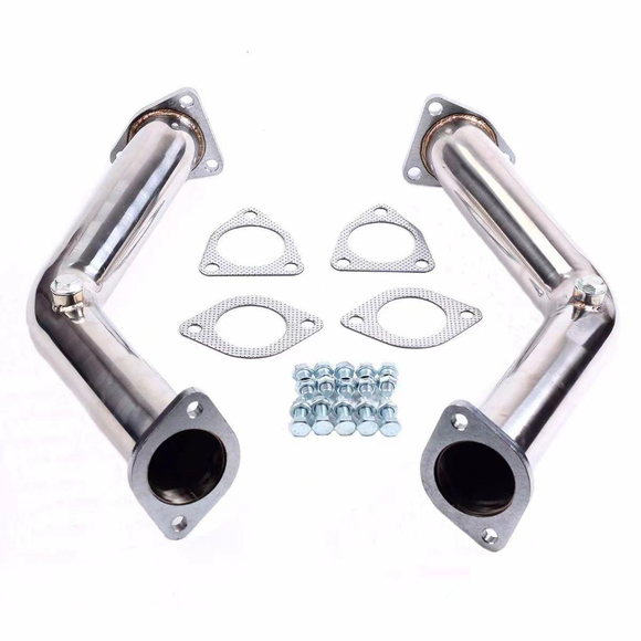 Downpipe Exhaust for 2003-2007 Nissan 350Z/Infiniti G35 VQ35DE Test Pipes with Gaskets & Bolts