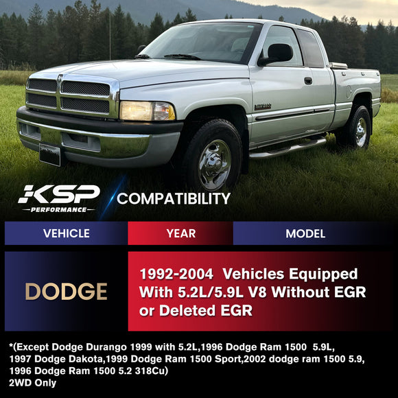 Exhaust Header For 1992-2004 Dodge Dakota Ram 1500 2500 3500 5.2L 5.9L