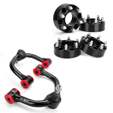 2-4" Upper Control Arms For 2004–2014 Ford F150 with 1.5" 2" 6x135mm Wheel Spacers