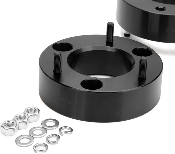 KSP Black lift kit with nuts and washers on a white background