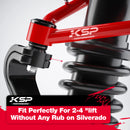 2007-2018 Silverado Sierra 1500 2" Upper Control arms