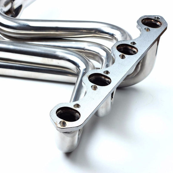 Exhaust Header For 1987-1996 Ford F150 F250 Bronco 5.8L V8 Include Long Tube & Short Tube