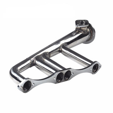 مشعب عادم شيفروليه لسيارة شيفروليه SBC 265-400 V8 موديلات 1965-1974، بما في ذلك رؤوس عادم طراز ZZ-4 بفتحة D (وليس LT-1) - 0