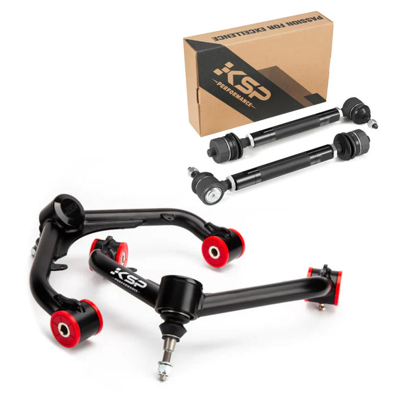 2-4" Lift Upper Control Arm For 2001-2010 Chevy GMC 2500 3500HD With Heavy Duty Tie Rod