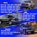 وصلة قضيب التوازن الأمامي المُحسّن من KSP لشاحنة Silverado Sierra 2500HD 3500HD (0-3 بوصات) موديلات 2001-2019، بديل أصلي أصلي -2