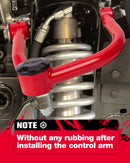 KSP 1-2 inch Ford Bronco Red control arm installation after USD any friction