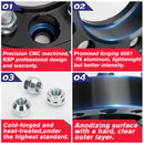 2-4" Upper Control Arms + 2" 6x135mm Hubcentric Wheel Spacers-8