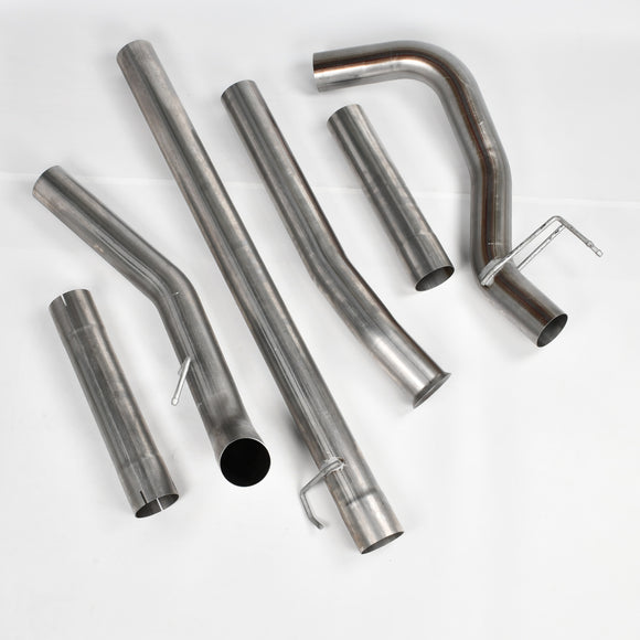 أنبوب خلفي لمرشح جسيمات الديزل (DPF) مقاس 4 بوصات لكابينة وهيكل فورد باورستروك 6.7 لتر (2011-2019)