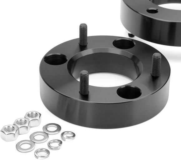 2" Front Leveling Lift Kits Aircraft Billet Strut Spacers For 2004-2026 Ford F150 2WD/4WD