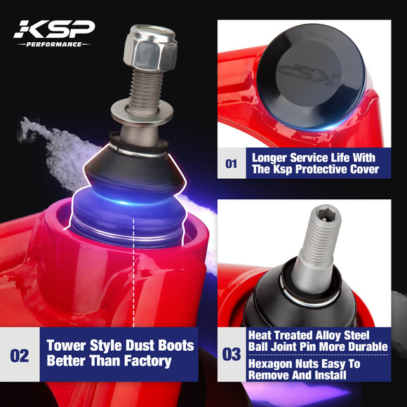 KSP Upper Control Arms Advantages
