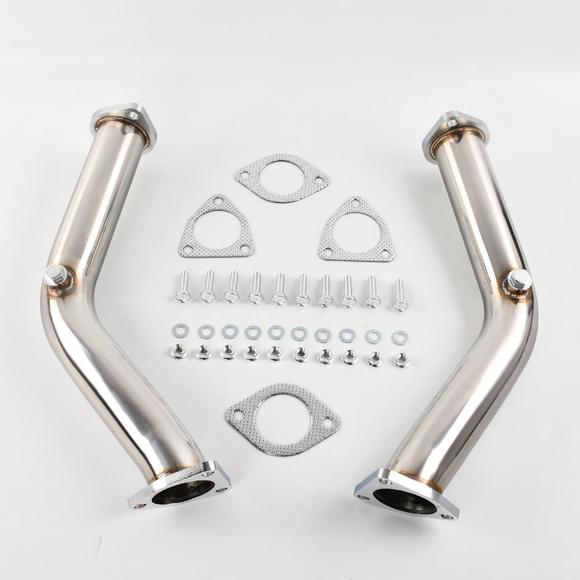 Downpipe Exhaust for 2003-2007 Nissan 350Z/Infiniti G35 VQ35DE Test Pipes with Gaskets & Bolts