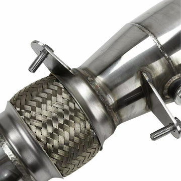 أنبوب عادم بدون كاتم صوت لسيارة BMW 328i 330i F30 L4 سعة 2.0 لتر موديلات N20 و2012-2014 - 0