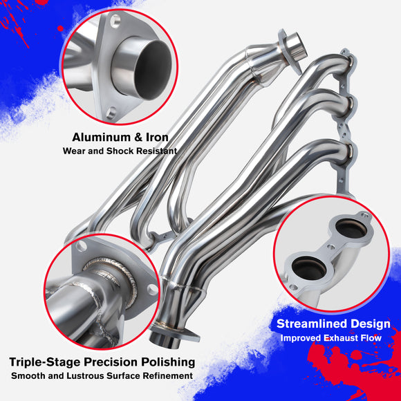 رأس عادم لسيارة شيفروليه جي إم سي سييرا 2007-2014 1500/2500/3500 4.8 لتر 5.3 لتر 6.0 لتر 6.2 لتر