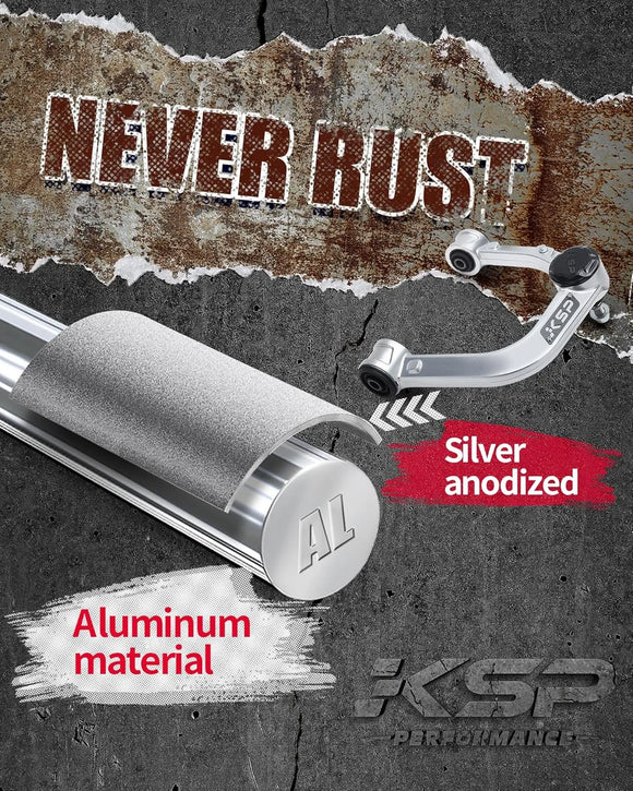Rust-free Aluminum control arms for Tacoma Hilux 2004-2023 KSP