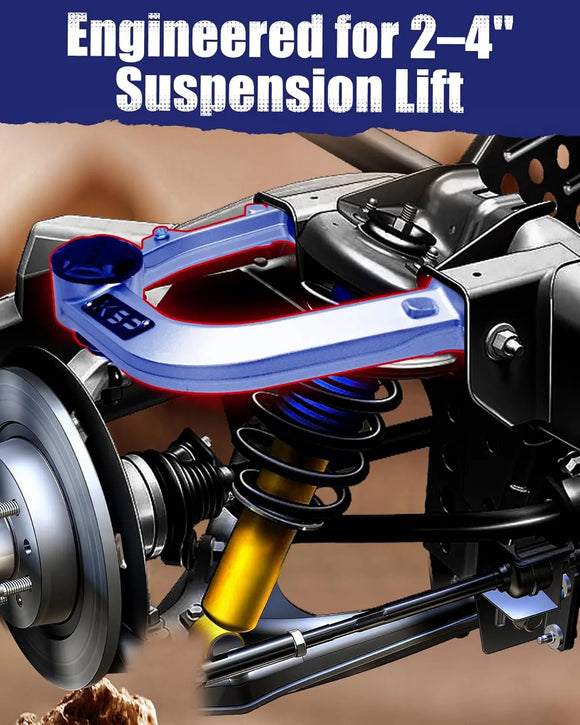 Aluminum Installation example of aluminum control arms for Tacoma Hilux 2004-2023 KSP