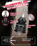 KSP ball joints A greate range ofmotion angle
