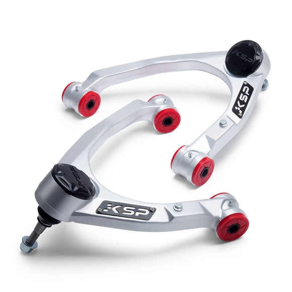 KSP Aluminum Forged Upper Control Arms for 2-4 inch lifted Chevy Silverado GMC Sierra 1500 2007-2018