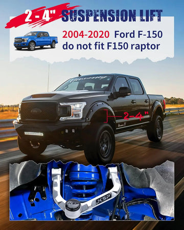 KSP 2-4" Forged Aluminum Upper Control Arm for 2004-2020 Ford F150 Fitment