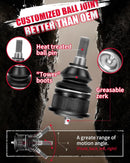 KSP Detailed view of a customized ball joint with features highlighted on a dark background.