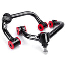 KSP Automotive suspension control arm  for Ford F150 with red bushings on a white background.