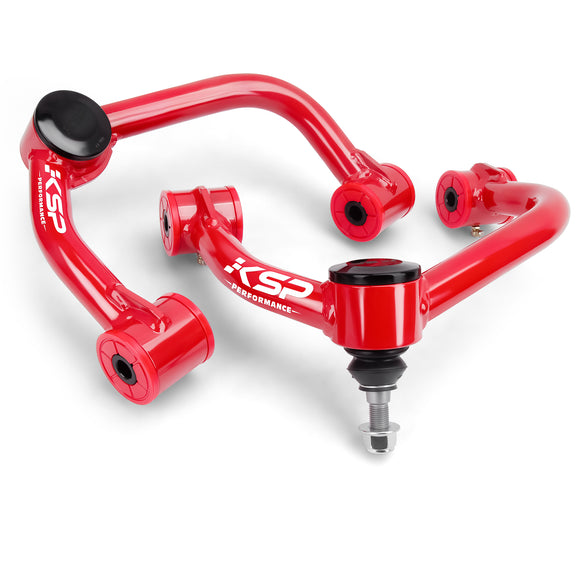 KSP 2-4" Red Upper Control Arms for 2004-2020 Ford f150