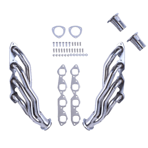 رأس عادم قصير لسيارات شيفروليه جي إم سي V8 396 402 427 454 502 (1965-1973 شيفروليه شيفيل، 1973-1974 شيفروليه ماليبو)