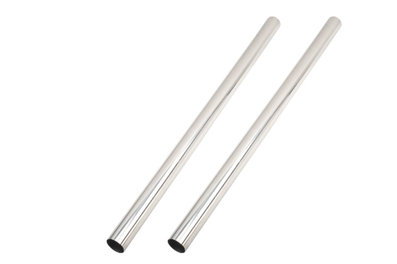 3.5" OD mandrel bend exhaust pipe kit 8-piece polished stainless steel DIY set