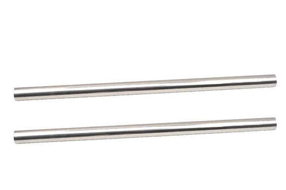 4" OD mandrel bend exhaust pipe kit 8-piece polished stainless steel DIY set