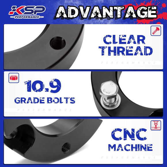 KSP lift kits advantage: clear thread, 10.9 grade bolts and cnc machine