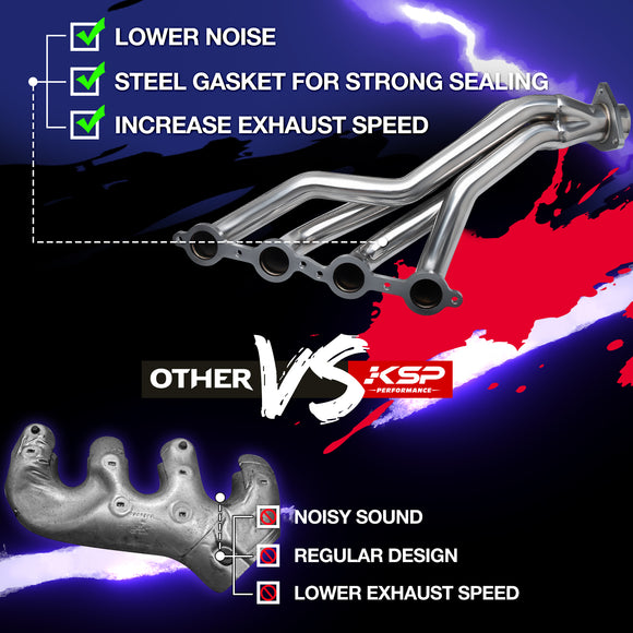 رأس عادم لسيارة شيفروليه جي إم سي سييرا 2007-2014 1500/2500/3500 4.8 لتر 5.3 لتر 6.0 لتر 6.2 لتر