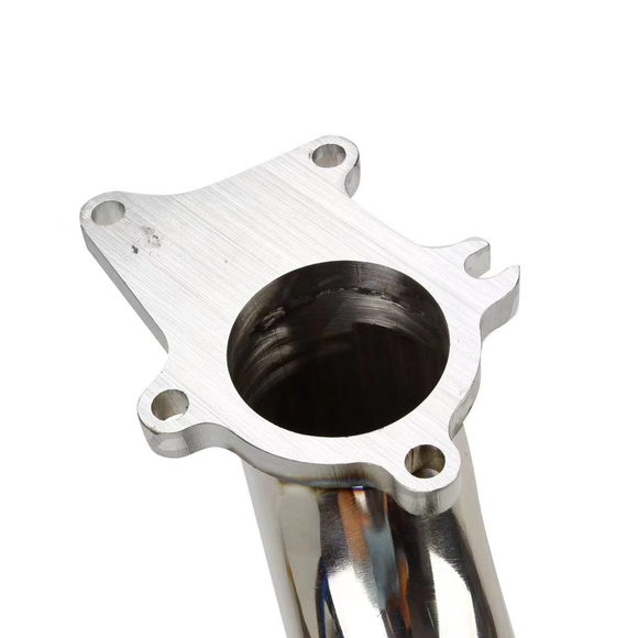 أنبوب توربو عالمي 2.5 بوصة - عادم عالي التدفق بخمسة مسامير مع حشية