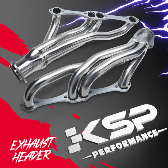 رأس عادم لسيارة شيفروليه SB V8 صغيرة الحجم موديلات 1967-1987، 262 و265 و283 و305 و327 و350 و400