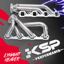 رأس عادم لسيارة فورد موستانج 1964-1978، 289-302-351 V8، مصنوع من الفولاذ المقاوم للصدأ، SBF، مع قابض كتلة صغير-4